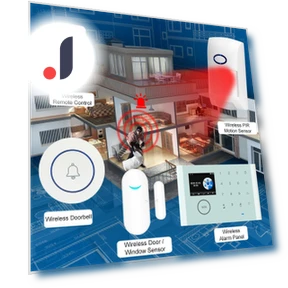 Smart Home Alarm System — Smart Home Security, Stone Home