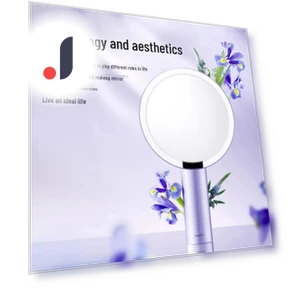 Smart Light Makeup Mirror — Handheld, AMIRO