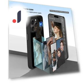 Smart Refresh DIY Phone Case with Eink Display — Protective Covers, Super shoes Mall