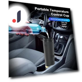 Smart Temperature Control Car Mug Cooler — Beverage Warmers, Pioggia solare