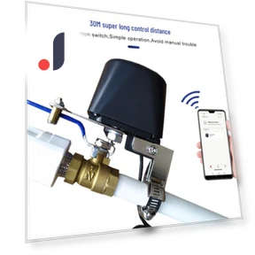 Smart WiFi Robot Wireless Valve Controller with Leak Detection Sensors — Smart Home Security, Global Finds
