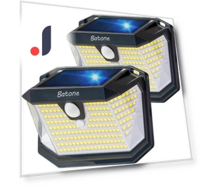Solar Sensor LED Garden Lamp — Outdoor Security & Flood Lighting, KAYOMART Electric