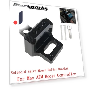 Universal Aluminum 3-Port Solenoid Valve Holder — Idle Control Valves, Auto Accessories Home
