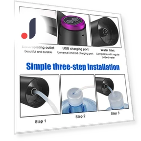 USB Charging Button Dispenser — Hydration Solutions, Modern Home Furnishing