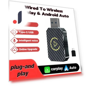 Wireless CarPlay Android Auto Adapter — Phone Accessories, LIAESMART