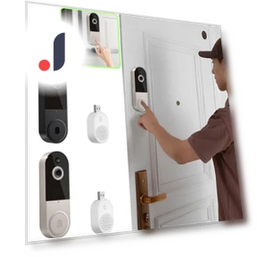 Wireless Video Doorbell with Outdoor Camera — Smart Home Security, Hong Rose
