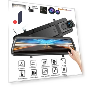 10-inch IPS Touch Screen 1080p DVR Car Dash Camera — Dashboard Cameras, Scotland