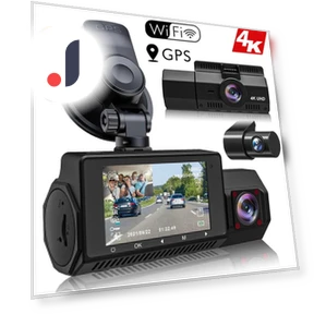 4K Dash Cam with GPS and WiFi — Dashboard Cameras, LIAESMART