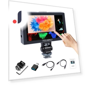 6 Inch 1000 Nits High Brightness Mobile Camera DSLR Camera — Viewfinders, FEELWORLD