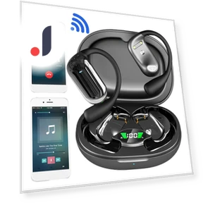 AI Translation Earbuds with Ear Hook — In-Ear Headphones, Good Household Items