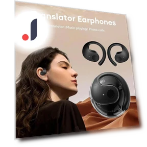 Bluetooth AI Wireless Earbuds with Real-Time Translation — Language Translators, Good Household Items