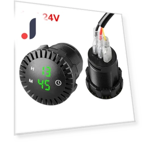 Electronic Car Panel Clock — Clock, JadeBamboo Chargers Warehouse