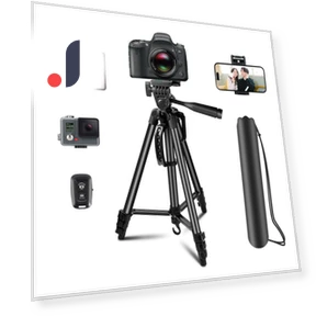 Extendable Tripod with Bluetooth Remote — Camera Supports, MIYAKO