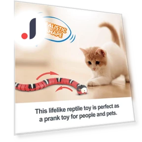 Interactive Automatic Electronic Snake Toy for Cats — Cat Playthings, RUI RUI YU 4