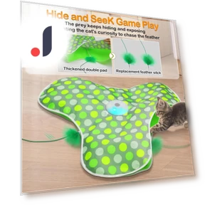 Interactive Cat Toy 'Hide and Seek' with Mouse — Mice & Animals, KITCHEN-MALL