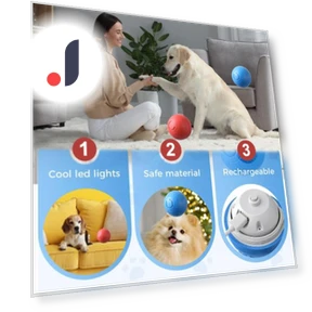 Interactive Pet Ball Toy — Interactive Animal Companions, Vogue Wardrobe