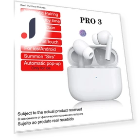 Pro3 Wireless Earbuds — In-Ear Headphones, ElectronicsHome