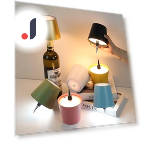 Rechargeable LED Bottle Lamp — Creative Lighting Solutions, DC-HOME Textile