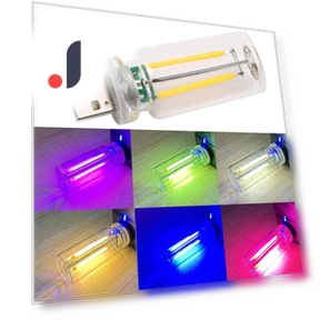 Retro USB LED Filament Bulb — Incandescent, Dream Garage