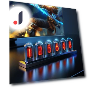 RGB Glow Tube Clock — Clocks, Explorer Outdoors