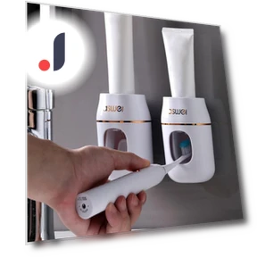 Smart Automatic Toothpaste Squeezer and Storage Rack — Toothbrush Holders, Explorer Outdoors