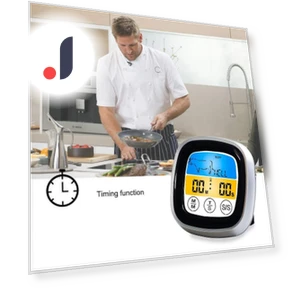 Smart Digital Meat Thermometer with Probe — Instant-Read, KITCHEN-MALL