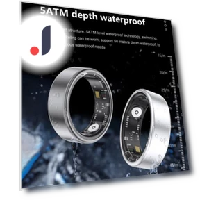Smart Health Ring — Wearable Accessories, Vitality Figure