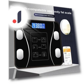 Smart Scale with LED Display — Weight Management Tools, Worry free storage