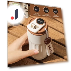 Smart Thermos Bottle with Digital LED Display — Beverage Warmers, Garden Supplies My