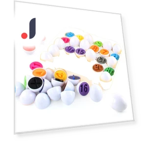 Smart Twisted Eggs Digital Color Early Education Cognition Assembling Simulation Eggs — Educational Timepieces, Happy Time For kids