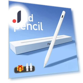 Stylus for Apple Pencil with LED Power Indicators — Styluses & Digital Pens, Rookiet