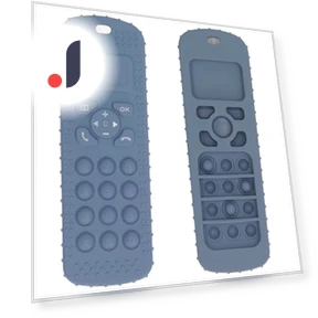 Television-Shaped Teething Toy with Remote Control — Soothing Teethers, Neoglint