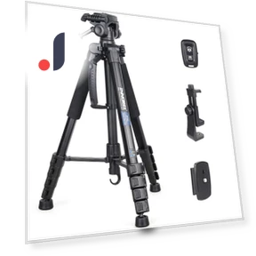 Video Camera Tripod with 3-WAY Head — Camera Supports, MIYAKO