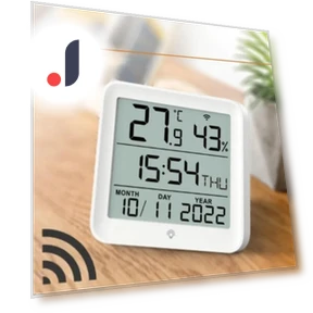 WIFI Temperature Humidity Sensor Hygrometer Thermometer — Home Climate Control, DC-HOME Textile