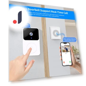 Wireless Doorbell with Camera — Smart Home Security, Good Household Items