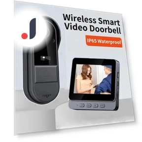 Wireless Intercom Doorbell with Night HD Vision — Smart Home Security, Good Household Items