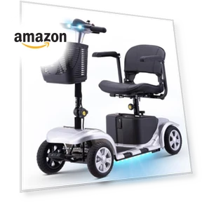 4 Wheels Electric Mobility Scooter — Rolling Walkers, DOUBLE GLOBAL INC