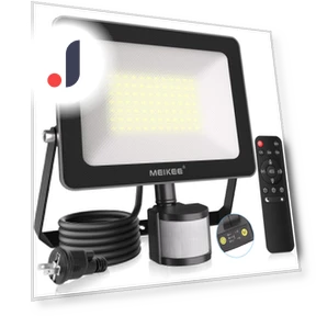 60W LED Motion Sensor Light — Outdoor Security & Flood Lighting, SAMURAI STYLE
