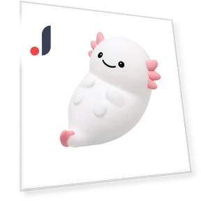 Cute Axolotl Night Light — Night Lights, For Season