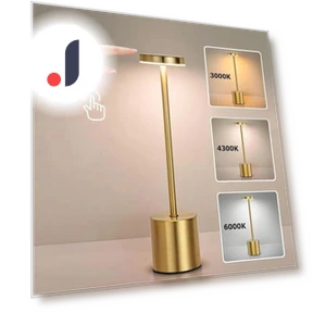 Modern LED Metal Desk Lamp with Touch Control — Desk & Table Lighting, SaiMili Light