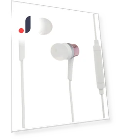 PK Earphones Wired Remote Control with Microphone for Smartphones — Over-Ear Headphones, Audio Technica