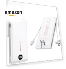 Portable Charger with Built in Cables — Chargers, VEEKTOMX