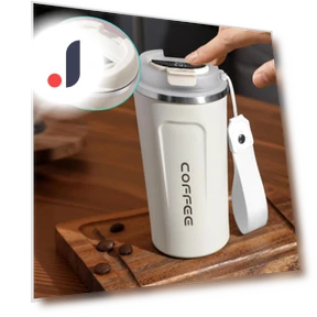 Smart Coffee Cup with Temperature Display — Beverage Warmers, Chic Home