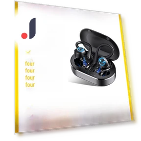 Wireless Sports Bluetooth Earbuds with Noise Cancellation — In-Ear Headphones, Smarter than future