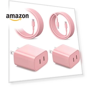 40W Dual Port USB C Wall Charger with 6FT USB C to C Cable — Chargers, Shenzhen Dipinle Technology Co., Ltd
