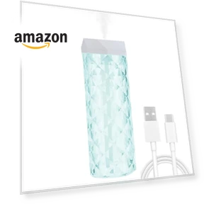 Crystal Humidifier with LED Night Light — Air Moisturizers
