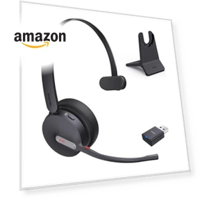 Hybrid Wireless Headset Dongle & Charging Stand — Headsets, Yealink