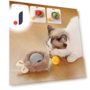 Interactive Pet Toy Ball — Cat Playthings, grocercollect