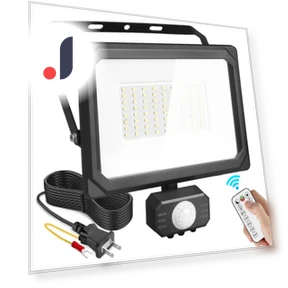 LED Sensor Motion Flood Light — Outdoor Security & Flood Lighting, SAMURAI STYLE