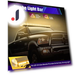 LED Strobe Light Bar with Controller — Vehicle Safety Signals, Cozy Cottage-Relax